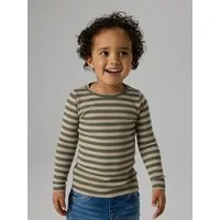 Name It T-Shirt NMNBANIO LS XSL TOP NOOS Baumwollmischung, slim fit
