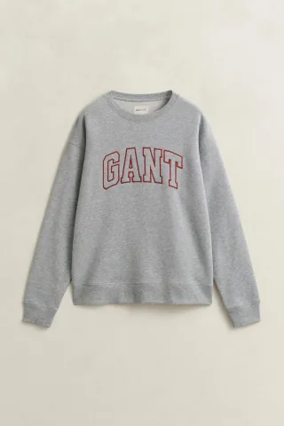 GANT - Graphic Sweatshirt light grey melange - Gr. - L