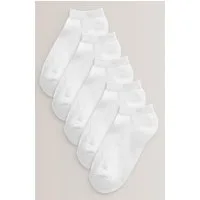 Next Kurzsocken 5 Sneaker-Socken Baumwolle, gepolsterte Sohle (5-Paar)