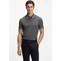 BOSS GREEN Poloshirt Paddy atmungsaktive Piqué-Webstruktur, Flachstrickkragen, gerader Schnitt