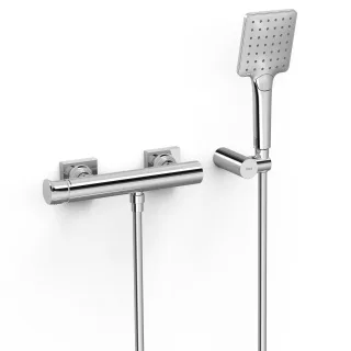 Tres Einhebel Brausemischer Anti Kalk Handbrause: 96x110 mm , 22116701 22116701