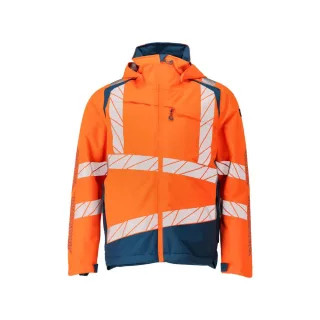 MASCOT Herren Winterjacke ACCELERATE SAFE Hi-vis Orange / Dunkelpetroleum 4XL - 19335-231-1444-4XL