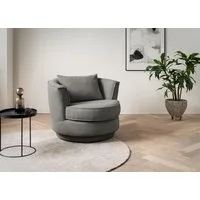 Home affaire Drehsessel MAISIE, Lese-Sessel, Love Seat, trendige Stoffe MEGA CORD und Web-Velours, 360 Grad drehbar