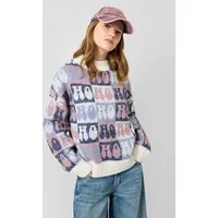 QS Longpullover Strickpullover Weihnachtspullover mit Wolle