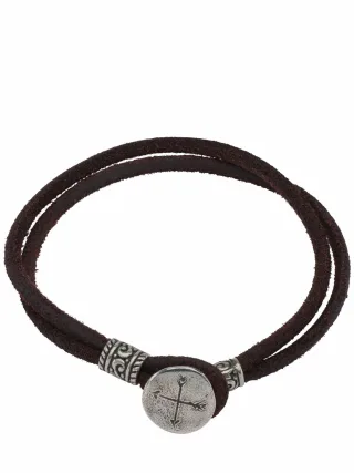 Mey & Edlich Herren Arrows Lederarmband Braun Rindleder