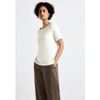 STREET ONE T-Shirt mit U-Boot-Ausschnitt