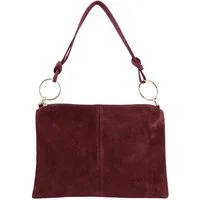 BRISE TASCHE Schultertasche Schultertasche mit Fransen aus Wildleder- Trendiger Alltagsbegleiter (Einzeltasche, 1-teilig)
