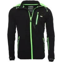 Geographical Norway Softshelljacke Freizeitjacke Sport Outdoor Wander Trekking Jacke in Unifarbe, mit Kapuze, mit abnehmbarer Kapuze, mit Stehkragen