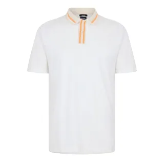 Boss - Poloshirt für Herren, kurzärmlig (Weiß)