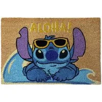 Disney Fußmatte Stitch Kokos Türmatte 40 x 60 cm für Innen & Außen, Höhe: 1.5 mm