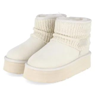 Australia Luxe Winterboots FAME - Gr. 40 - Weiß - Leder & Textil