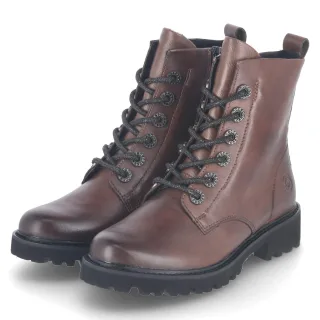 Remonte Schnürstiefeletten  Braun - Gr. 36 -  Textil