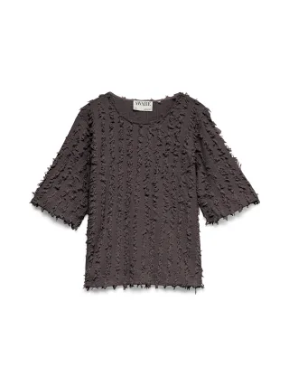 Aware - AWDESTINY 2/4 O-NECK TOP Chocolate Torte - Gr. - L