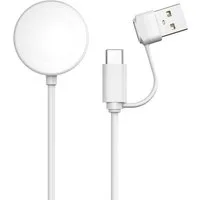 imoshion imoshion Ladekabel für die Apple Watch USB-C und USB-A – 0,5 Meter – W Smartwatch-Ladekabel