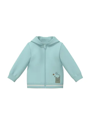 s.Oliver - Sweatshirt Jacke türkis - Gr. - 86