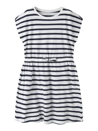 NAME IT - NKFMIE SS DRESS NOOS Dark Sapphire - Gr. - 158