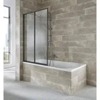 welltime Badewannenaufsatz Nassau, Einscheibensicherheitsglas, (2 tlg), Komplett zusammenfaltbar