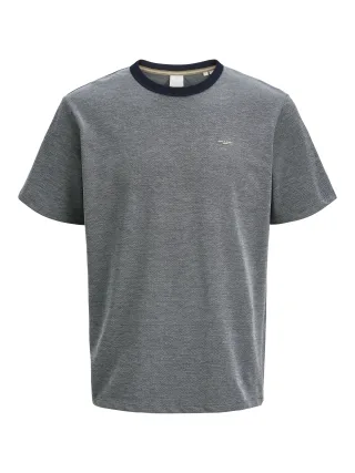 JACK&JONES - JPRALVES SS TEE STYD SS25 blue nights - Gr. - L
