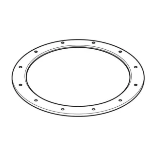 Geberit Befestigungsflansch 242761001 Dachwassereinlauf 25l/s, zu Geberit Pluvia