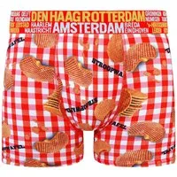 Rungassi Boxershorts Herren Boxershort City Boxershorts "Stroopwafel" Amsterdam 022 Größe:
