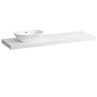 Laufen Waschtisch-Platte LANI 495x1570x65 mit Aussschnitt links H4046921122601