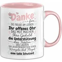 Trendation Tasse Lehrer Wertschätzung Danke Tasse Geschenk Lustige Geschenkidee Spruch, Keramik