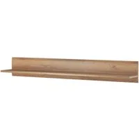 Lomadox Wandregal TURDA-83, Regal Wandboard in Eiche modern 160x22x23 cm
