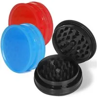 Grow Expert Grinder 3er-Set Grinder Mühle – Crusher für Kräuter & Gewürze mit Magnetdeckel manuell, 60 mm Durchmesser, Ideal für Kräuter, Gewürze & Tabak
