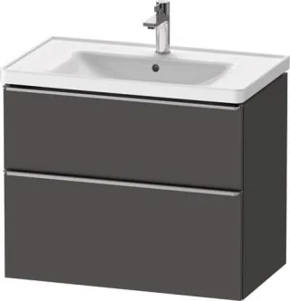 Duravit D-Neo Waschtischunterbau wandhängend Graphit Matt 784x452x625 mm - DE4355070490000 DE4355070490000