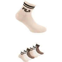 Fila Kurzsocken UNISEX QUARTER PLAIN SOCKS (6-Paar) mit Logo-Schriftzug