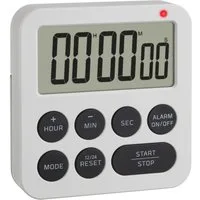 TFA Dostmann Eieruhr TFA Dostmann Timer Weiß digital