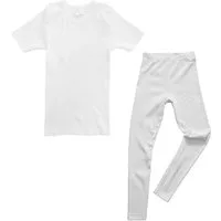 HERMKO Unterziehshirt 22201 kurzarm Shirt + Legging 100% Bio-Baumwolle für Jungen und Mädchen