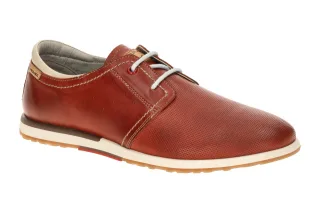 Pikolinos M8W-6429 sandia SALER Herren Schn?rschuhe rot Echtleder Gummisohle