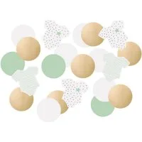 Amscan Konfetti 'Hello Baby' Konfetti Grün Gold, 14g