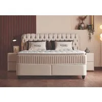 abc bedding Boxspringbett SYDNEY - Luxus Stauraumbett, Boxbett Komfortbett, Funktionsbett mit Bettkasten