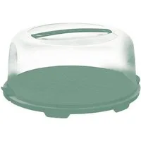 ROTHO Aufbewahrungssystem FRESH hoch Kuchentransportbox mit Haube und Griff