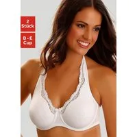 petite fleur by Lascana Bügel-BH (Packung, 2 Stück) mit Tragevariante Neckholder, Baumwolle – auch ideal für große Größen