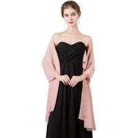 Bwecuy Modeschal Damen Schal – Elegante Stola für Abendkleider, Hochzeit, Party, (1-St), Leicht, Weich und Stilvoll