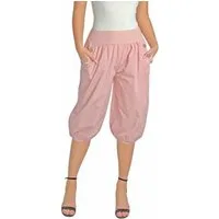 Mississhop Caprihose Damen Capri Hose Haremhose Jogginghose M.371