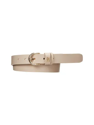 Tommy Hilfiger - Essential Ledergürtel beige - Gr. - 75