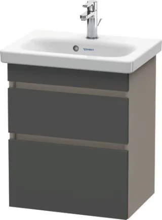 Duravit DuraStyle Waschtischunterbau wandhängend Graphit & Basalt Matt 500x368x610 mm - DS640304943 DS640304943