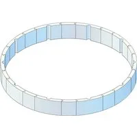 KWAD Poolwandisolierung Pool Protector T60, (20-St), für Rundbecken ØxH: 460x132 cm