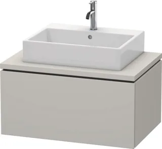 Duravit L-Cube Konsolenwaschtischunterbau wandhängend Betongrau Matt 820x547x400 mm - LC581200707 LC581200707