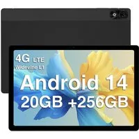 DOOGEE T10 PLUS Android 14, 8GB RAM +256GB ROM(1TB TF) Tablet (10.51", 256 GB, Android 14, 4G LTE, 2K Display/ 13MP/ BT5.0/ Face ID/4G LTE/ Dual SIM/ Octa-Core)