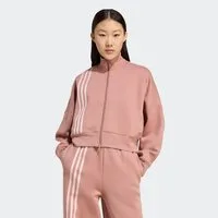 adidas Originals Sweatjacke OFF PLACED 3-STREIFEN ZIP UP mit Reißverschluss, mit glatter Materialstruktur