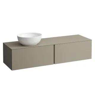 LAUFEN Waschtischunterschrank und Waschtischplatte ALESSI 500x1600x370 H4303520972701
