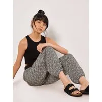 Apricot Jogger Pants Ikat-Jersey-Jogginghose mit Gummibund