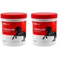 Wundmed Körpercreme Pferdebalsam Massagegel Sportgel Pferdesalbe, 2-tlg., Wärmend, Extra stark
