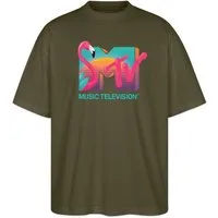 Spreadshirt T-Shirt MTV Music Television Flamingo-Logo Oversize Unisex T-Shirt (1-tlg)