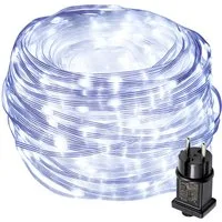 LMaxhome LED-Lichterkette 10-100M Lichterschlauch Weihnachten Party Beleuchtung Speicherfunktion, 100-800LEDs, 8 Modi, Wasserdichte Weihnachtsbeleuchtung Außen Garten
